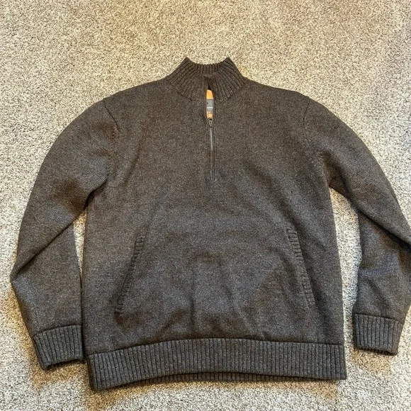 Royal Robbin’s Baylands Lined Wool Blend 1/2 Zip. Recycled materials. Pocket. XL - Picture 3 of 13